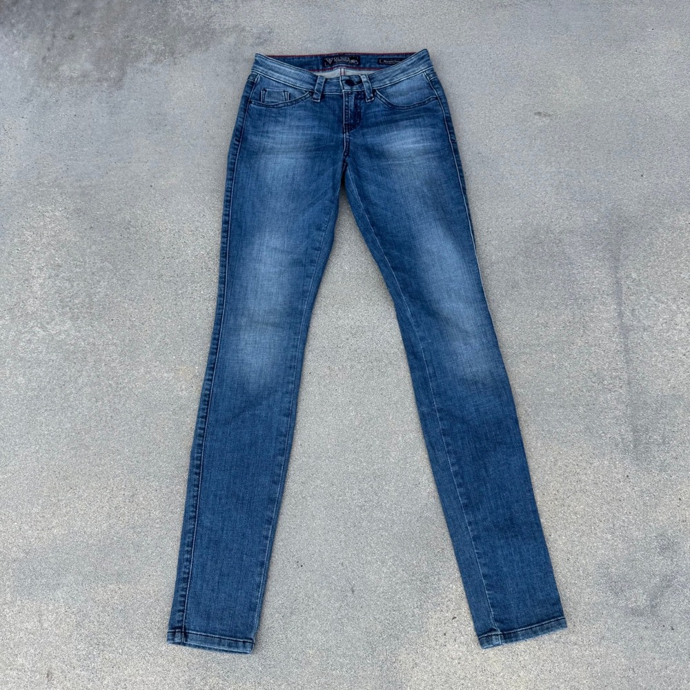 Guess 1981 Brittney Skinny Jeans Women 24 Medium Wash Low Rise